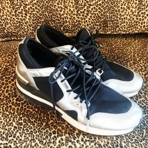 Michael Kors Scout Gunmetal Tennis Shoes 8